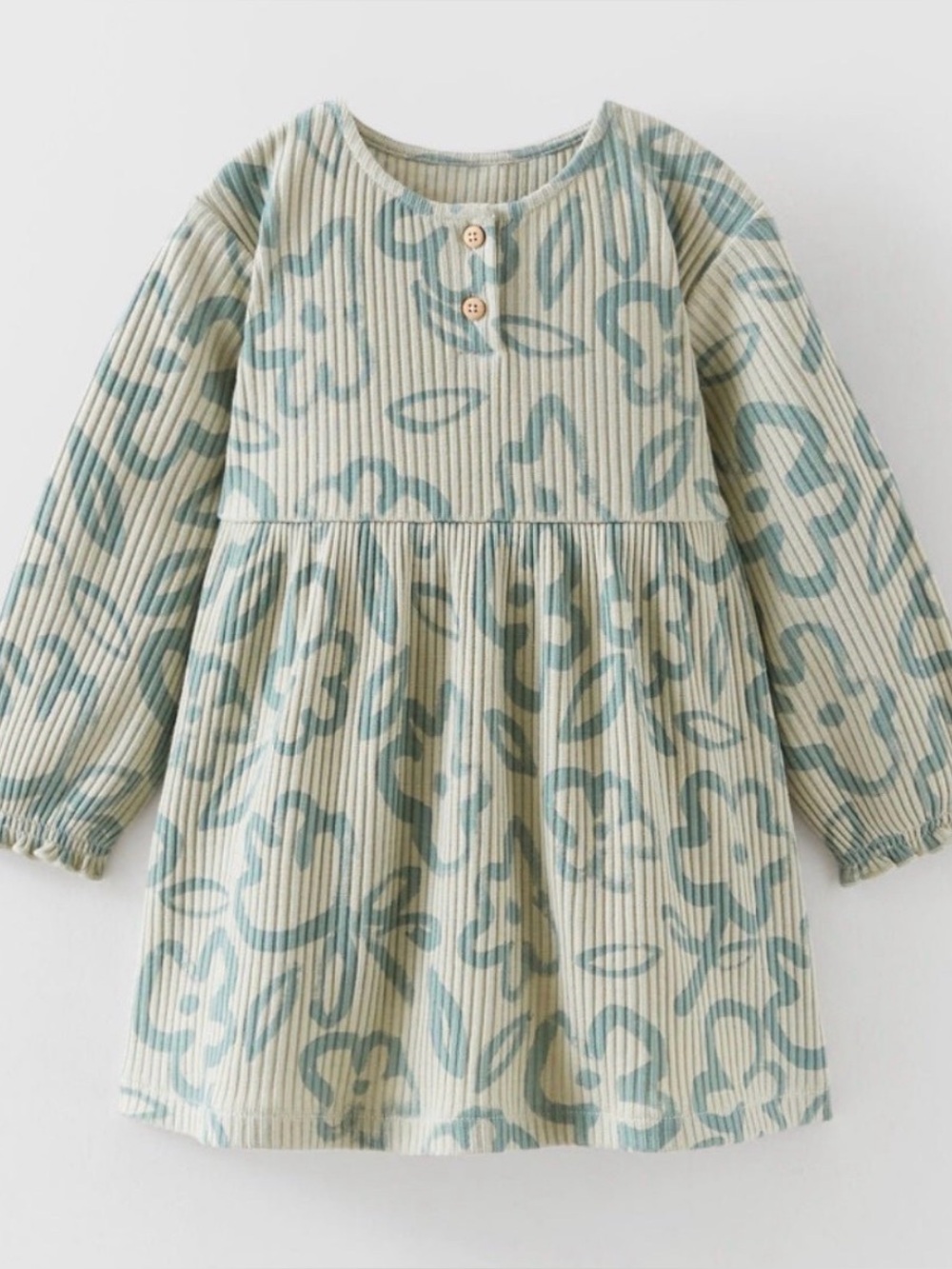 ZARA NEW RIBBED PRINTED
DRESS SIZE 3-4 YEARS